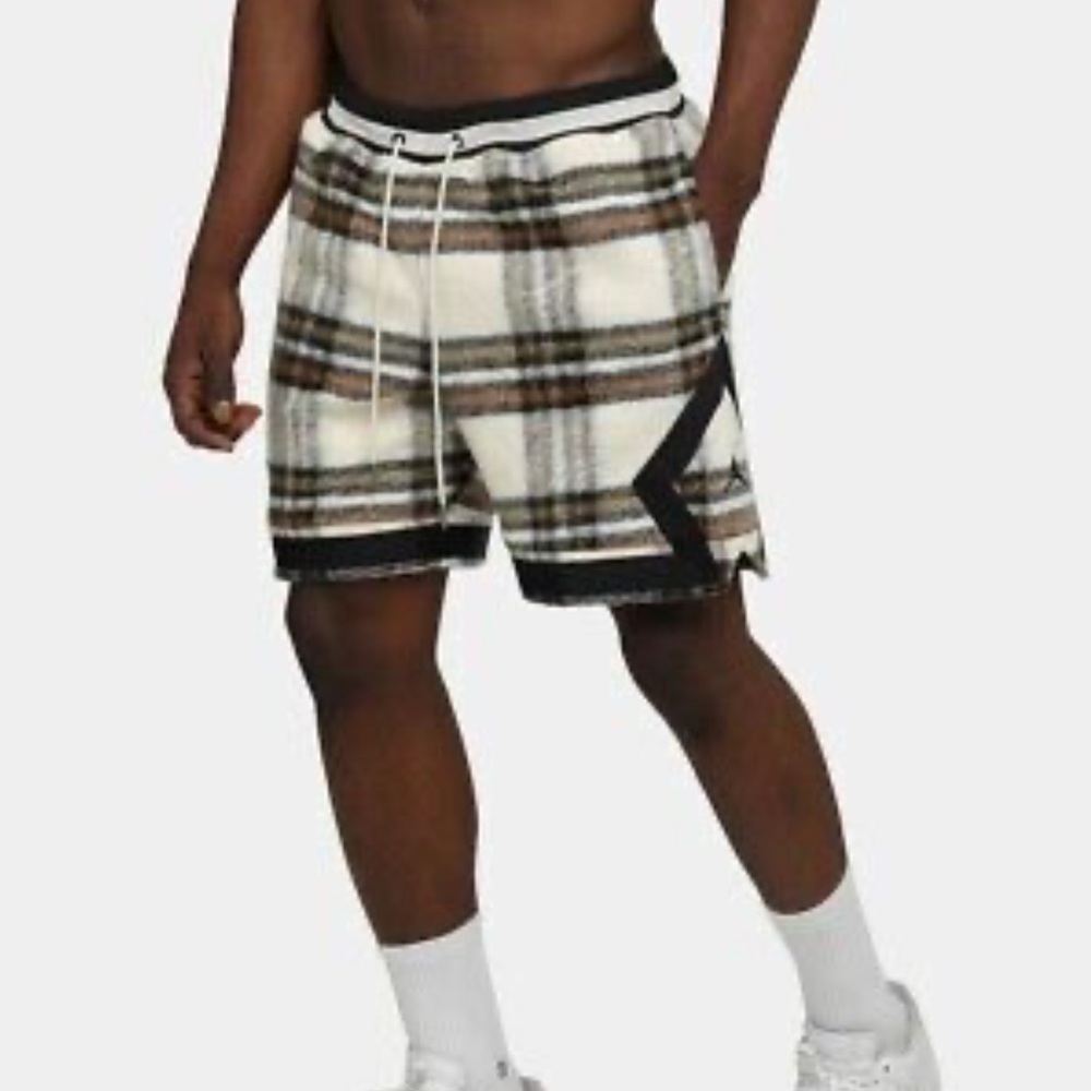 Men’s Air Jordan Why Not Plaid Wool Shorts Size XS